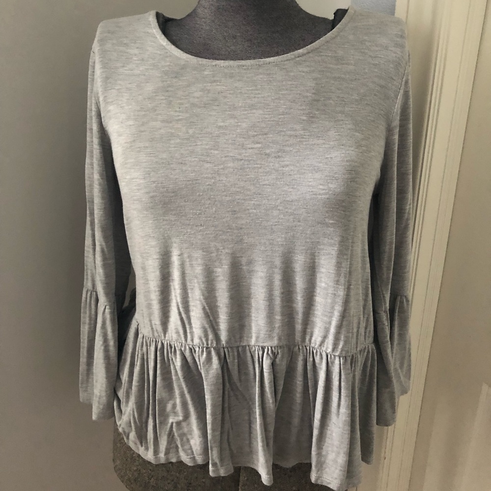 Gray blouse